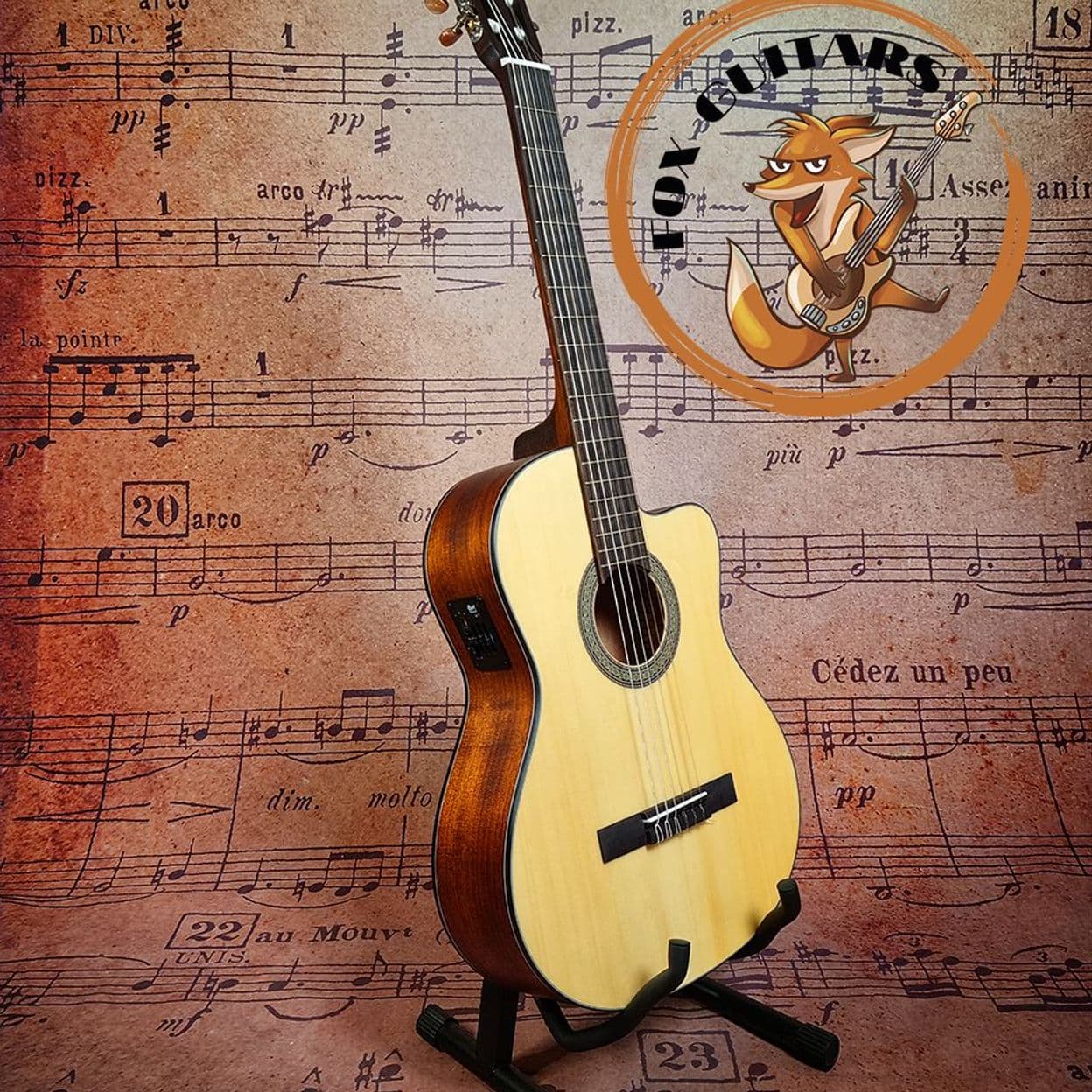 Купить Cort AC120CE OP Классическая гитара с подключением