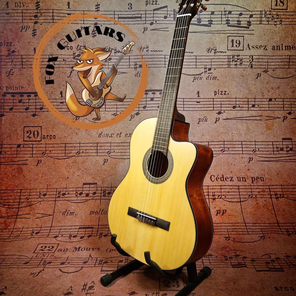 Купить Cort AC120CE OP Классическая гитара с подключением