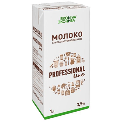 Купить МОЛОКО ЭКОНИВА PROF LINE 3,5% 1 Л. доставка продуктов Тюмень . доставка продуктов в Тюмени . доставка фруктов Тюмень . доставка фруктов в Тюмен