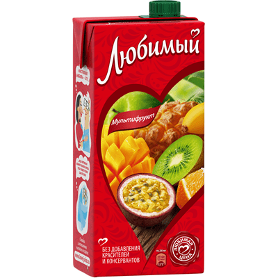Купить СОК ЛЮБИМЫЙ МУЛЬТИФРУКТ 0,95 Л. доставка продуктов тюмень . доставка продуктов в тюмени . доставка фруктов тюмень . доставка фруктов в тюмени .