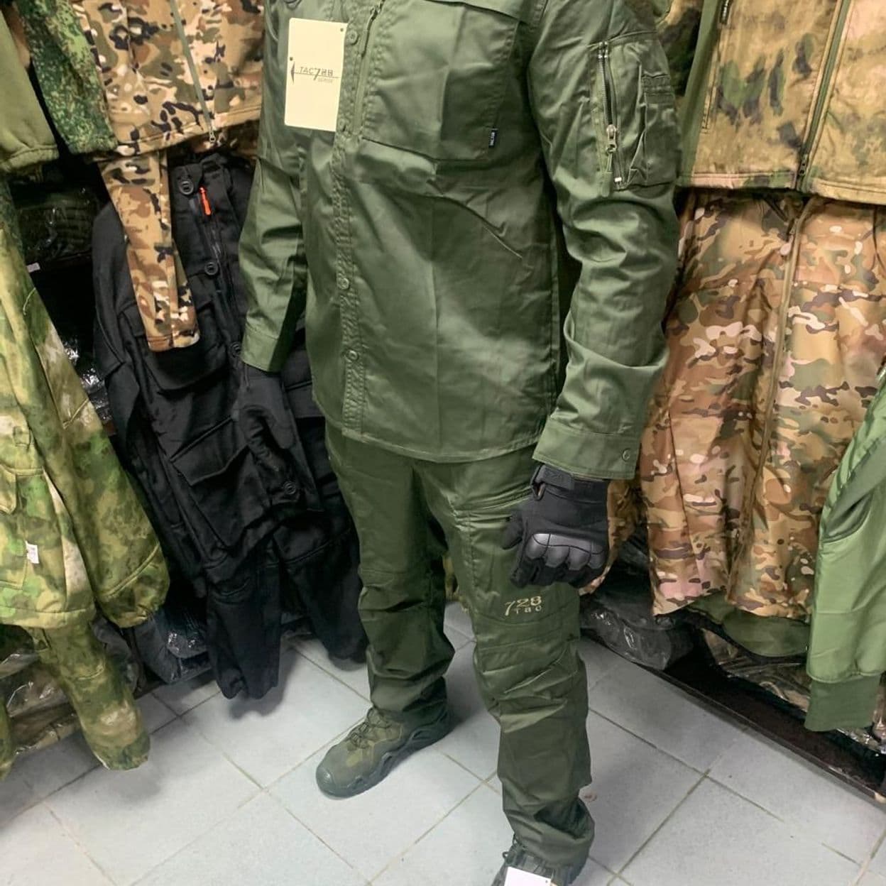 Купить костюм тактический олива