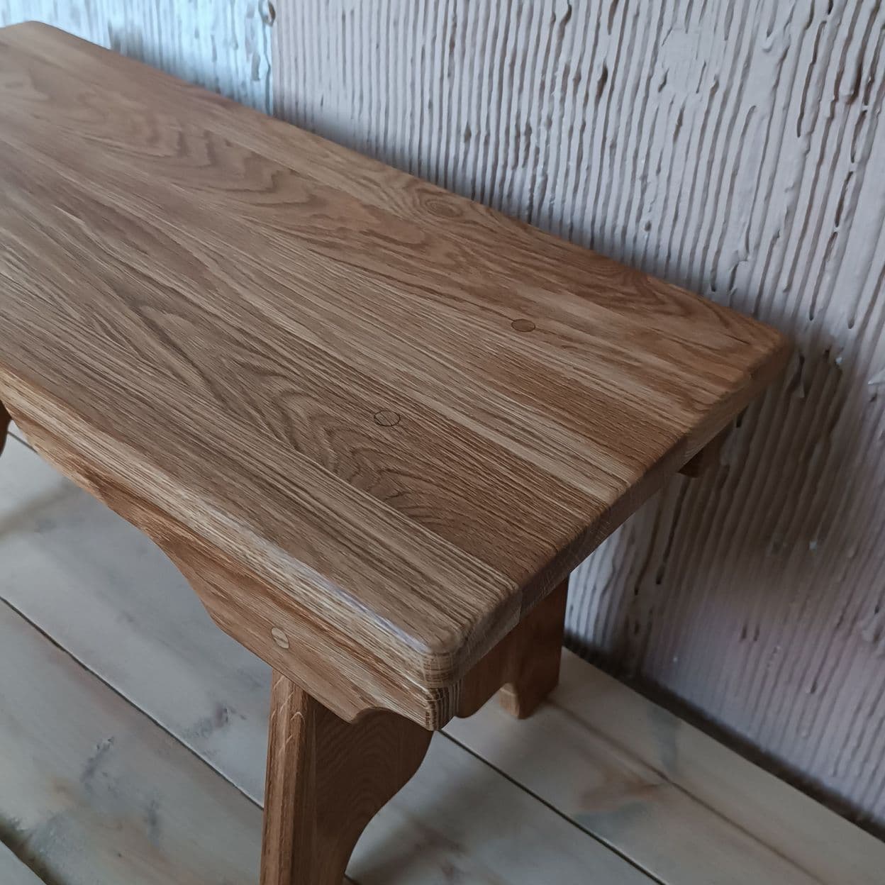 Купить Скамейка из дуба,  на заказ 55/25/30 см