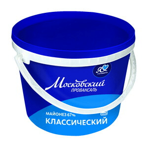 Купить МАЙОНЕЗ МОСКОВСКИЙ ПРОВАНСАЛЬ 67% ВЕДРО 10 Л. доставка продуктов Тюмень . доставка продуктов в Тюмени . доставка фруктов Тюмень . доставка фрук