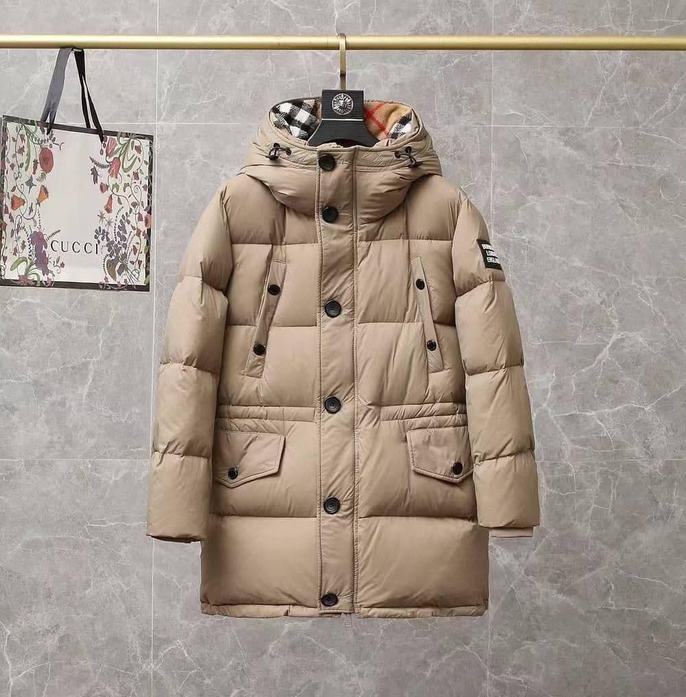 Купить Пуховик Burberry беж