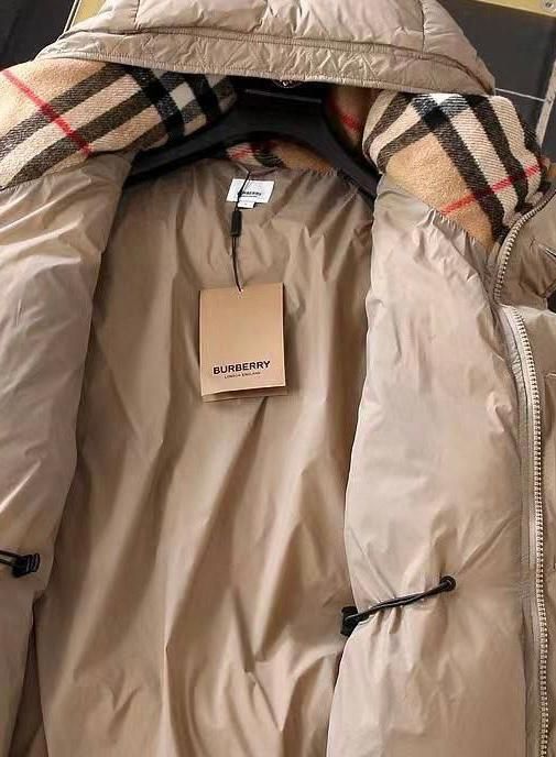 Купить Пуховик Burberry беж