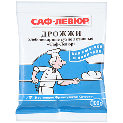Купить ДРОЖЖИ САФ-ЛЕВЮР СУХИЕ АКТИВНЫЕ 100 Г. с доставкой на дом . Доставка продуктов Тюмень , доставка продуктов в Тюмени , dostavka-produktov-tyumen