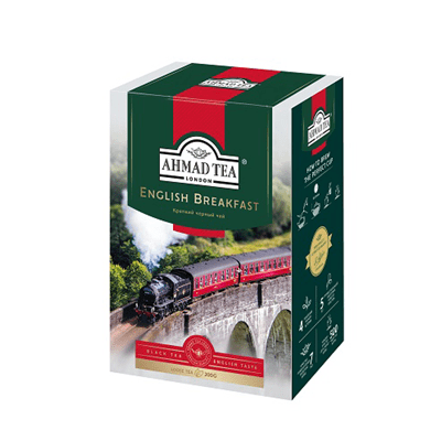 Купить AHMAD TEA ЧАЙ ЧЕРНЫЙ ЛИСТОВОЙ ENGLISH BREAKFAST 200 Г. Х 6 ШТ. доставка продуктов Тюмень . доставка продуктов в Тюмени . доставка фруктов Тюмен