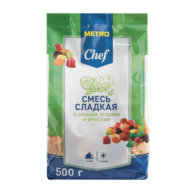 Купить СМЕСЬ METRO CHEF ФРУКТОВАЯ 500 Г. доставка продуктов тюмень . доставка продуктов в тюмени . доставка фруктов тюмень . доставка фруктов в тюмени