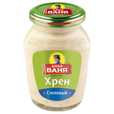Купить ХРЕН СТОЛОВЫЙ ДЯДЯ ВАНЯ 140 Г. с доставкой на дом . Доставка продуктов Тюмень , доставка продуктов в Тюмени , dostavka-produktov-tyumen , dosta