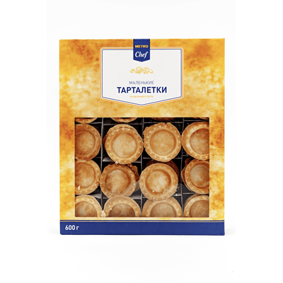 Купить ТАРТАЛЕТКИ ПЕСОЧНЫЕ ДЛЯ ИКРЫ METRO CHEF 600 Г. 80 ШТ. доставка продуктов Тюмень . доставка продуктов в Тюмени . доставка фруктов Тюмень . доста
