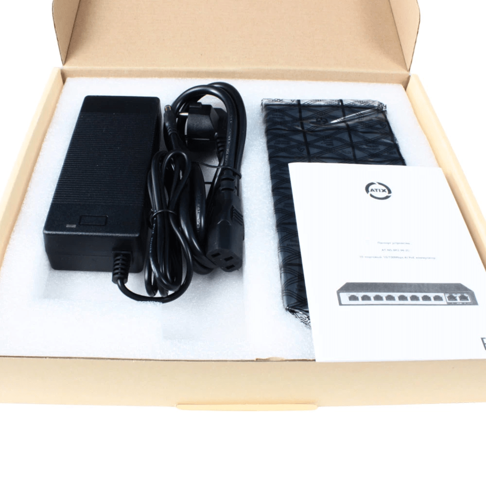 Купить Сетевой PoE коммутатор Atix AT-NS-8P2-96 (F)