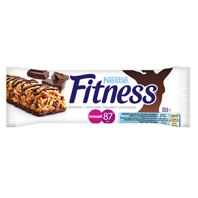 Купить БАТОНЧИК NESTLE FITNESS С ЦЕЛЬНЫМИ ЗЛАКАМИ И ШОКОЛАДОМ 23,5 Г. с доставкой на дом . Доставка продуктов Тюмень , доставка продуктов в Тюмени , d