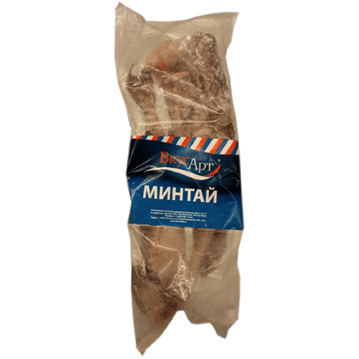 Купить МИНТАЙ ВКУСАРТ БЕЗ ГОЛОВЫ СВЕЖЕМОРОЖЕННЫЙ 25+ 1 КГ . доставка продуктов тюмень . доставка продуктов в тюмени . доставка фруктов тюмень . достав