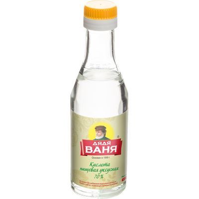 Купить КИСЛОТА УКСУСНАЯ ДЯДЯ ВАНЯ 70% 200 Г. доставка продуктов Тюмень . доставка продуктов в Тюмени . доставка фруктов Тюмень . доставка фруктов в Тю