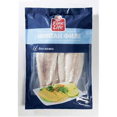 Купить МИНТАЙ FINE LIFE ФИЛЕ БЕЗ КОЖИ ЗАМОРОЖЕННЫЙ 800 Г. доставка продуктов тюмень . доставка продуктов в тюмени . доставка фруктов тюмень . доставка