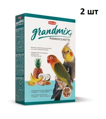 Купить Padovan Корм GRANDMIX 2 КГ Pappagalli для крупных попугаев