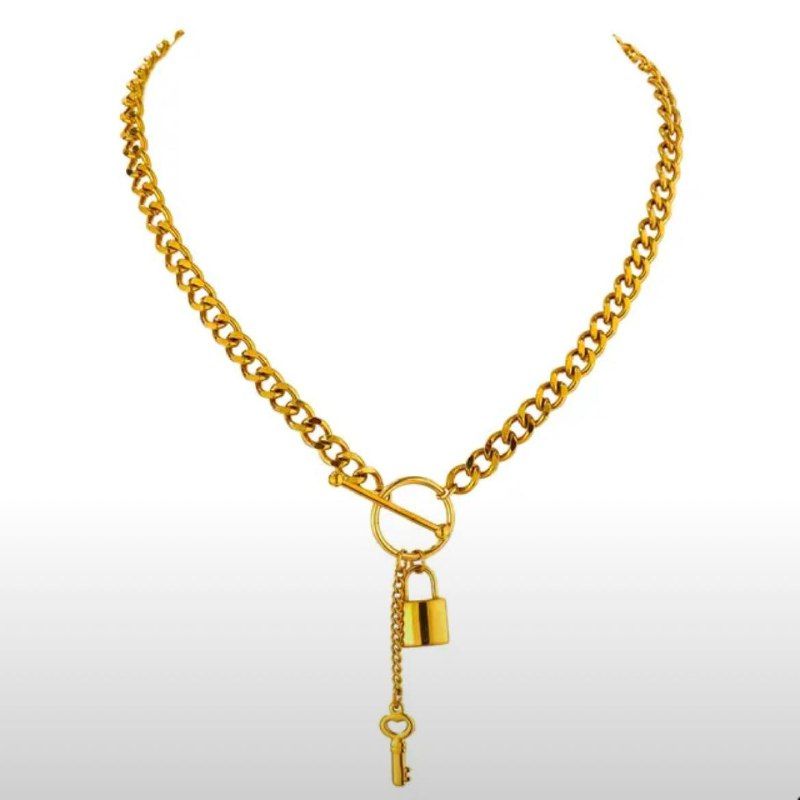 Купить Кулон Gold locker