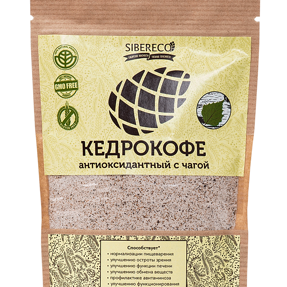 Купить Кедрокофе Антиоксидантный с чагой 90г