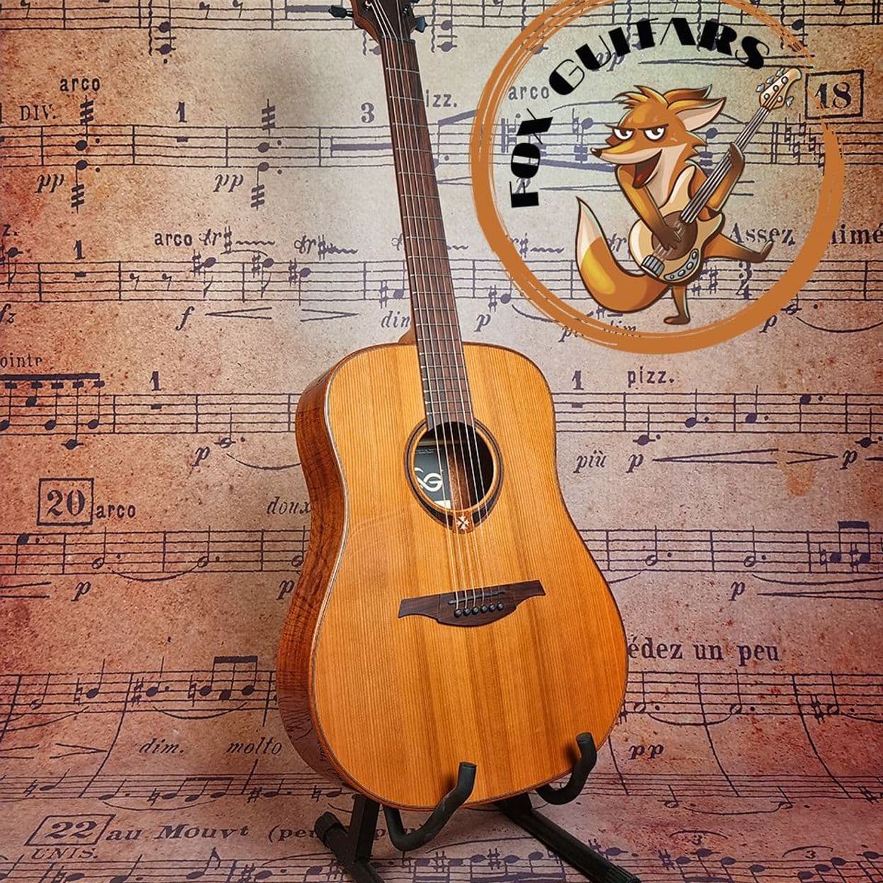 Купить Акустическая гитара из массива Lag T-118D
