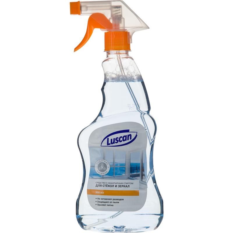 Купить Моющее средство для стекол и зеркал "Luscan" (500мл)
