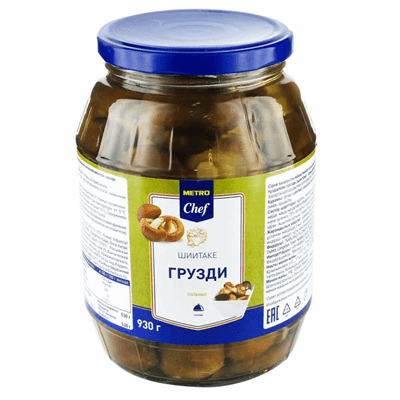 Купить ГРУЗДИ METRO CHEF ШИИТАКИ СОЛЕНЫЕ 930 Г. доставка продуктов Тюмень . доставка продуктов в Тюмени . доставка фруктов Тюмень . доставка фруктов в