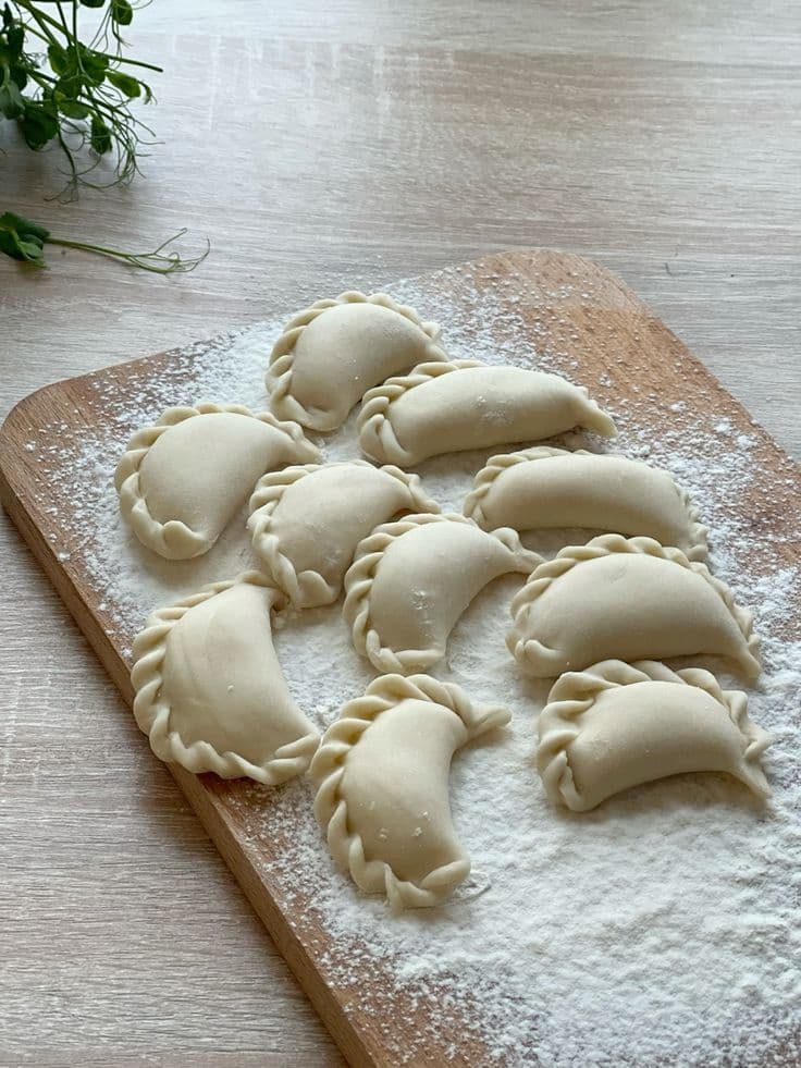 Купить Вареники с картофелем и грибами 0.5 кг