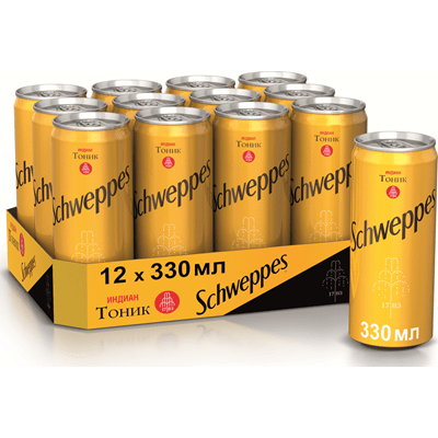 Купить НАПИТОК SCHWEPPES ИНДИАН ТОНИК В ЖЕЛЕЗНОЙ БАНКЕ 0,33 Л. Х 12 ШТ. доставка продуктов тюмень . доставка продуктов в тюмени . доставка фруктов тюм