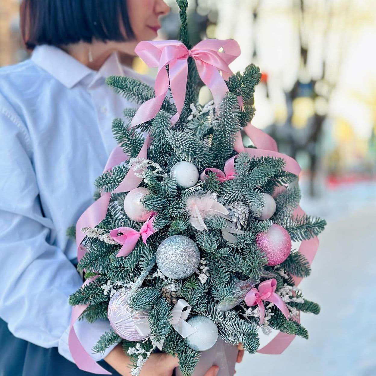 Купить Новогодние елочки из нобилиса