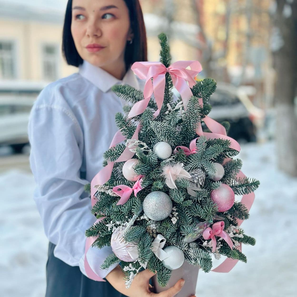 Купить Новогодние елочки из нобилиса