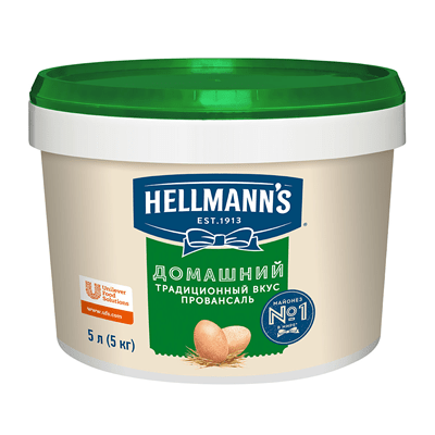 Купить МАЙОНЕЗНЫЙ СОУС HELLMANN'S ДОМАШНИЙ 5 КГ. доставка продуктов Тюмень . доставка продуктов в Тюмени . доставка фруктов Тюмень . доставка фруктов 