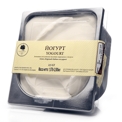 Купить ДОМАШНЕЕ ИТАЛЬЯНСКОЕ МОЛОЧНОЕ МОРОЖЕНОЕ С ЙОГУРТОМ ТМ GELATO DI NATURA 1,575 КГ . доставка продуктов тюмень . доставка продуктов в тюмени . дос