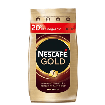 Купить NESCAFE КОФЕ РАСТВОРИМЫЙ С ДОБАВЛЕНИЕМ НАТУРАЛЬНОГО ЖАРЕНОГО МОЛОТОГО КОФЕ GOLD 900 Г. доставка продуктов Тюмень . доставка продуктов в Тюмени 
