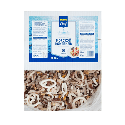 Купить МОРСКОЙ КОКТЕЙЛЬ METRO CHEF 5 КГ. доставка продуктов тюмень . доставка продуктов в тюмени . доставка фруктов тюмень . доставка фруктов в тюмени