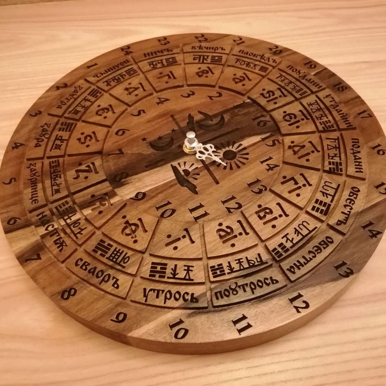 Купить Часы Коляды Дар (орех) 30 см.