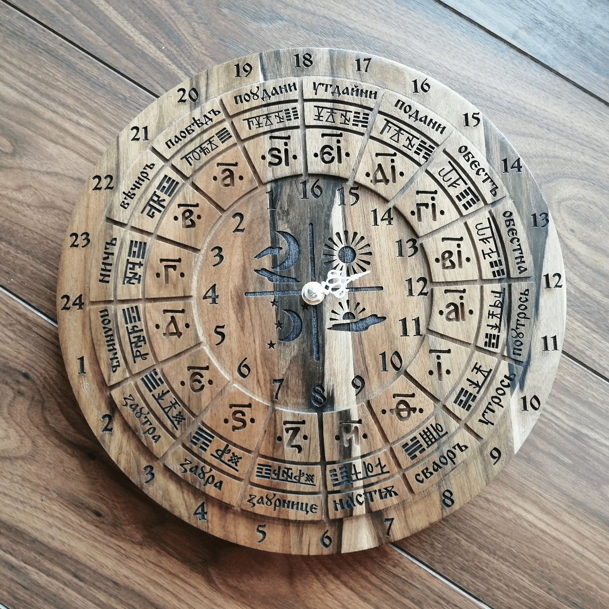 Купить Часы Коляды Дар (орех) 30 см.