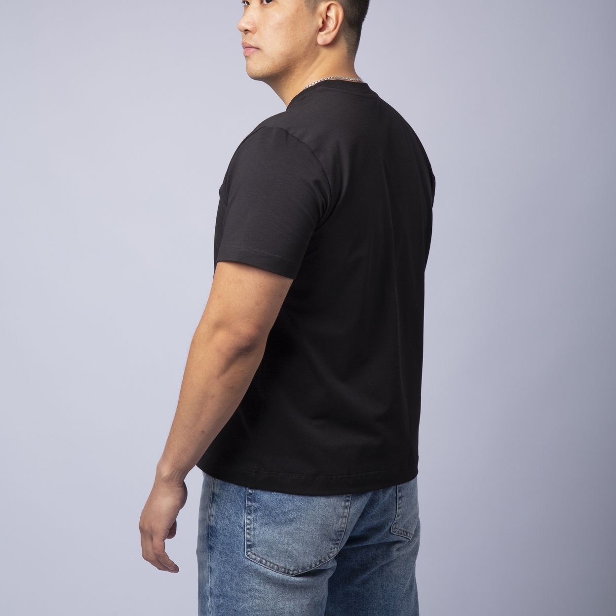 Купить Футболка черная ОВЕРСАЙЗ (Оптом)