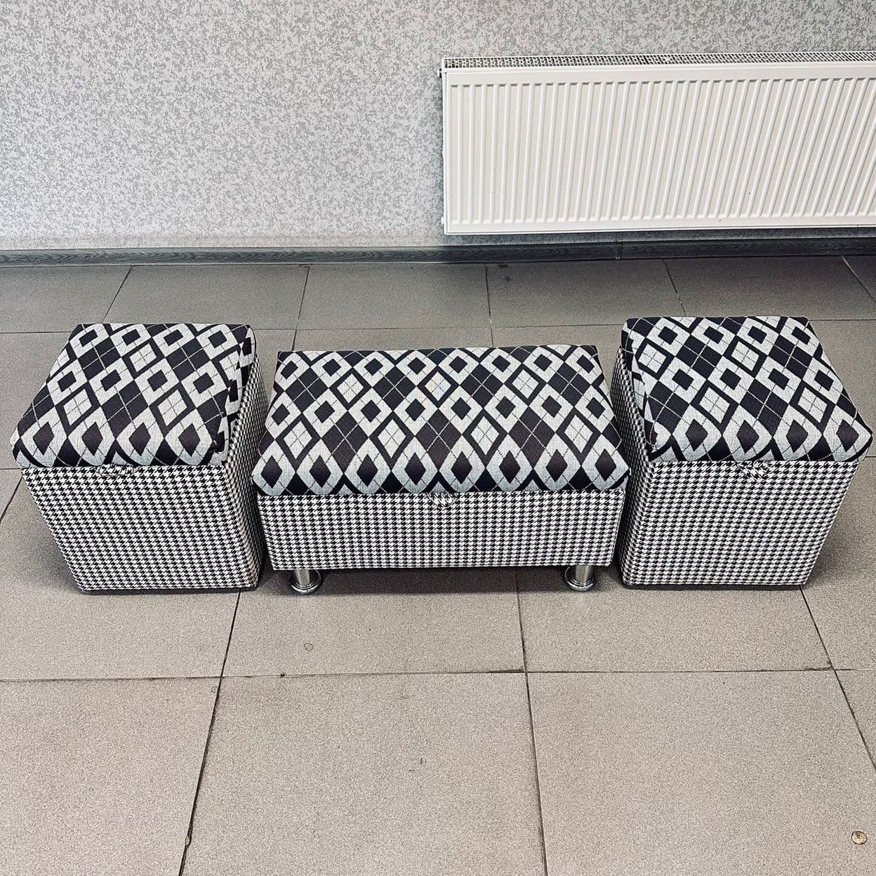 Купить Банкетка с пуфиками набор