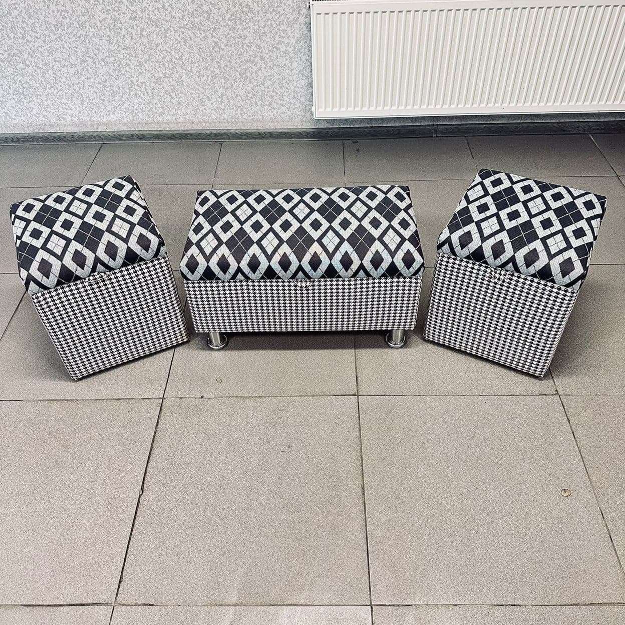 Купить Банкетка с пуфиками набор