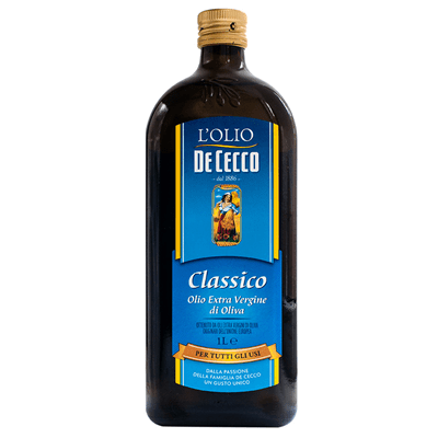 Купить МАСЛО ОЛИВКОВОЕ DE CECCO ЕXTRA VIRGIN 100% 1 Л. с доставкой на дом . Доставка продуктов Тюмень , доставка продуктов в Тюмени , dostavka-produkt