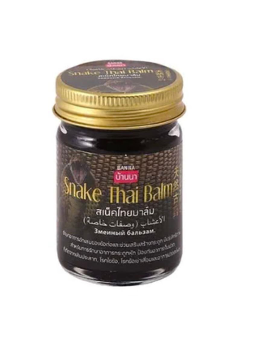 Купить Banna тайский змеиный бальзам Snake Thai Balm, от боли в суставах, 50 гр.