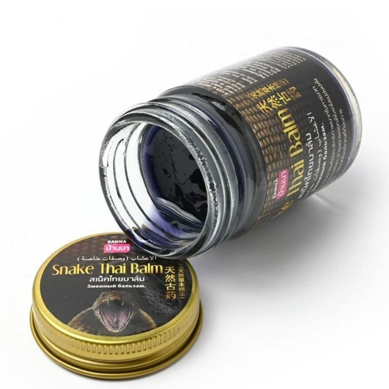 Купить Banna тайский змеиный бальзам Snake Thai Balm, от боли в суставах, 50 гр.