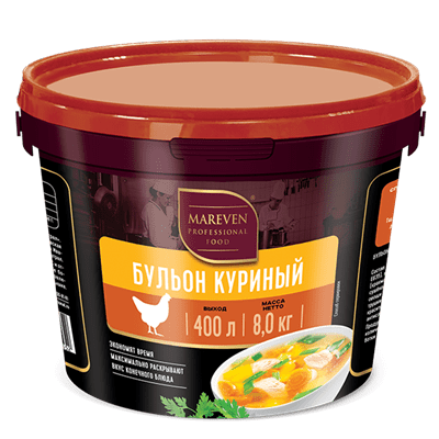 Купить БУЛЬОН КУРИНЫЙ MAREVEN PROFESSIONAL FOOD 8 КГ. доставка продуктов Тюмень . доставка продуктов в Тюмени . доставка фруктов Тюмень . доставка фру
