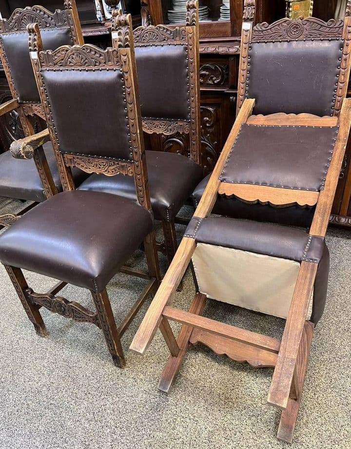 Купить Старинное кресло и стулья 4 шт