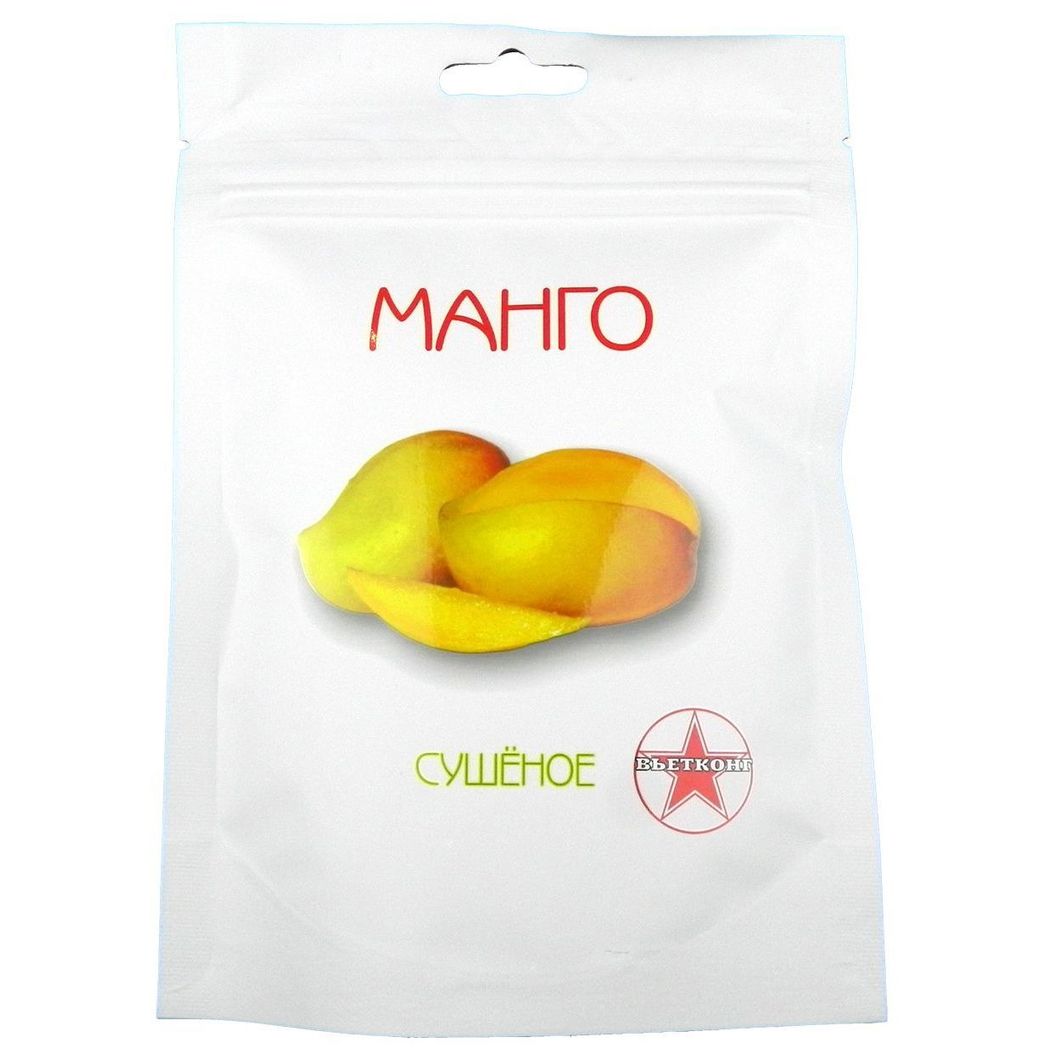 Купить Вьетконг Манго сушеное, 100 г, дой пак