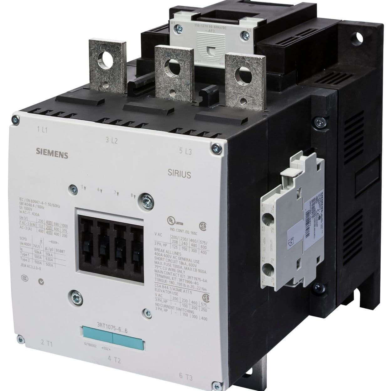 Купить Контактор Siemens 3RT1076-6AP36