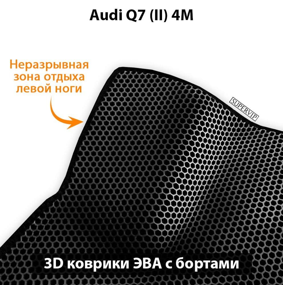 Купить Автоковрики ЭВА с бортами для Audi Q7 (II) 4М