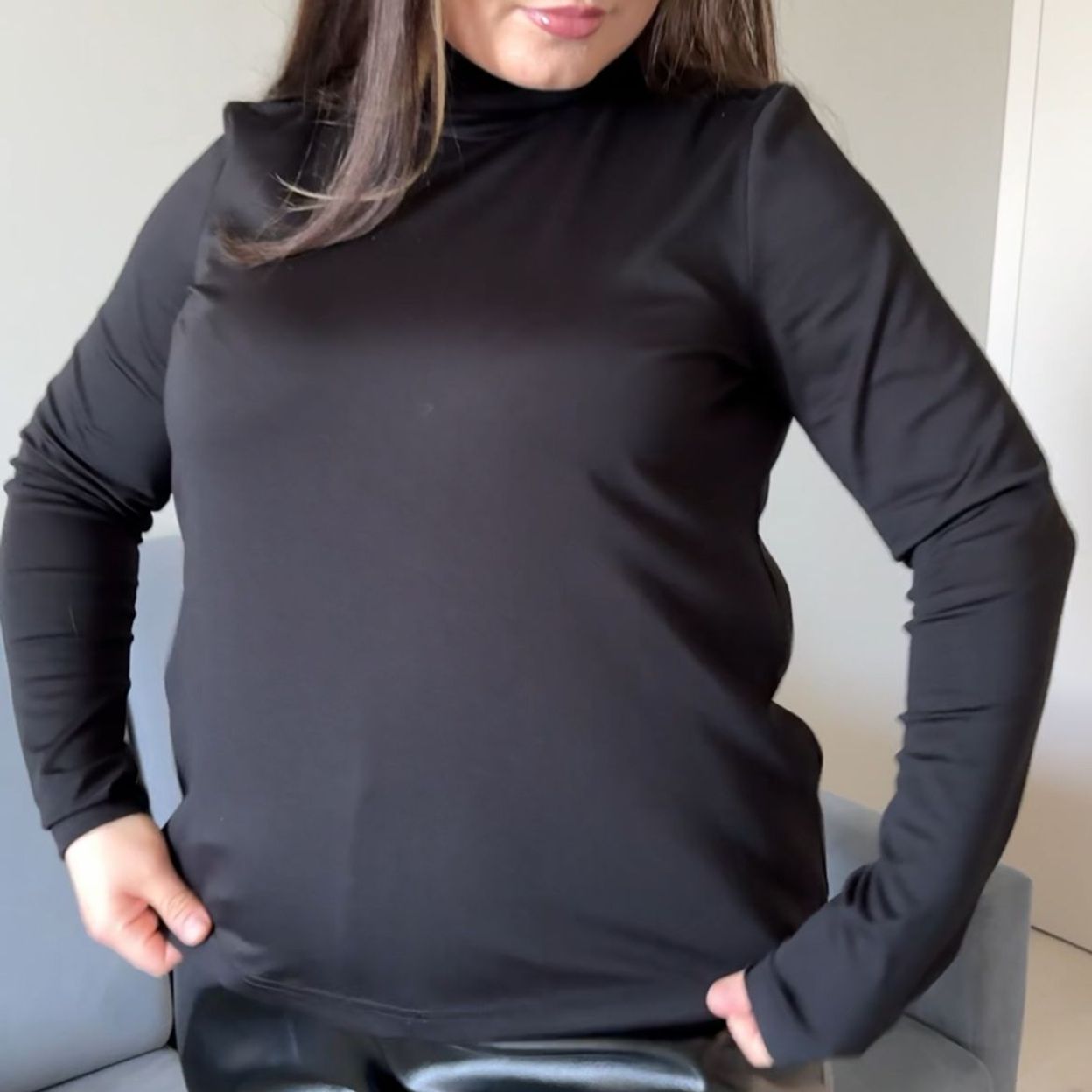 Купить Водолазка чёрная вискоза