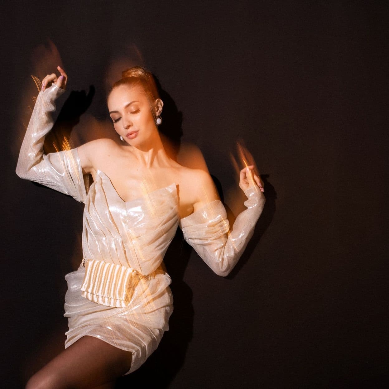 Купить Золотое платье корсетное