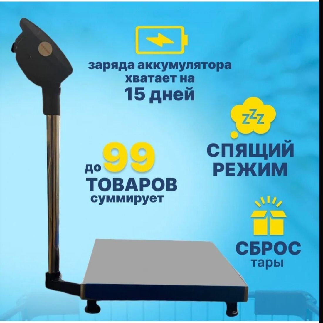 Купить Весы Гарант ВПН-150 (торговые/напольные/аккамуляторные)