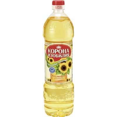 Купить МАСЛО ПОДСОЛНЕЧНОЕ КОРОНА ИЗОБИЛИЯ 1 Л.. с доставкой на дом . Доставка продуктов Тюмень , доставка продуктов в Тюмени , dostavka-produktov-tyum